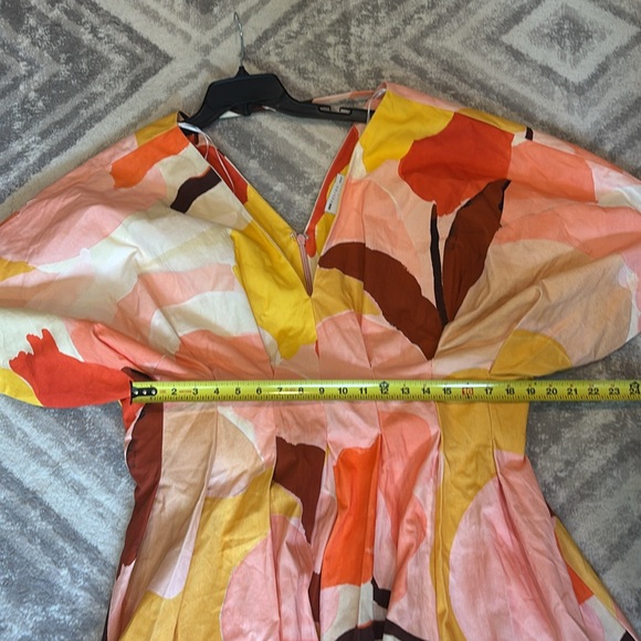 NWT asos design Curve Dress structured mini graphic print 16 - Picture 11 of 11